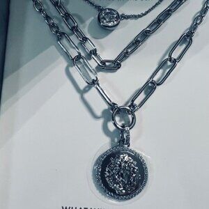 BOMB PARTY SET OF 3 LUXE LAYER NECKLACES "HEAR HER ROAR"